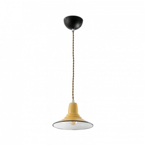 Suspension jaune ninette 1 ampoule