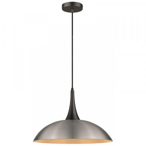 Suspension nickel satiné chichester 1 lumières