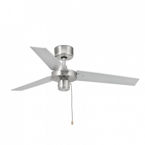 Ventilateur de plafond avec lumière aluminium brossé factory