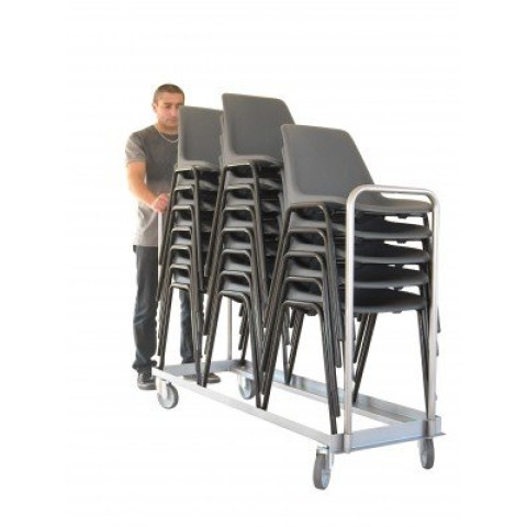 Chariot porte-chaises pliables et empilables 150 kg - 800007610