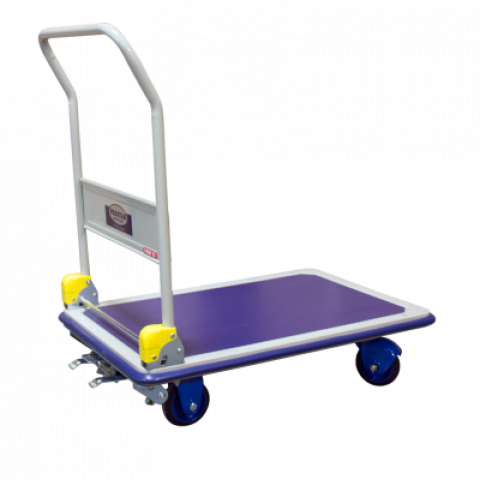Chariot dossier repliable Prestar® avec frein plateau tôle antidérapant 300 kg - 805006997