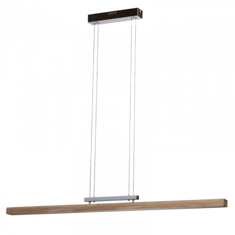 Suspension chromée techno 4 ampoules 138 cm