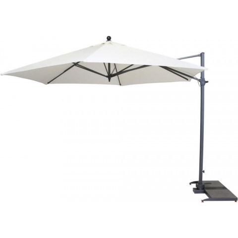 Parasol déporté hexagonal diamètre 3,5m - Couleur au choix