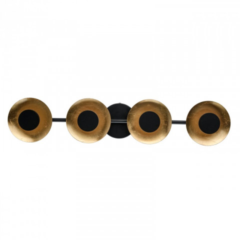 Spot doré techno 4 ampoules 11 cm