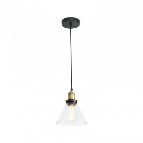 Suspension transparent liz 1 ampoule h144 cm