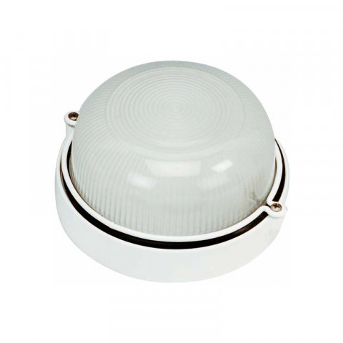 Aplique murale de jardin blanche askot 1 ampoule h18 cm