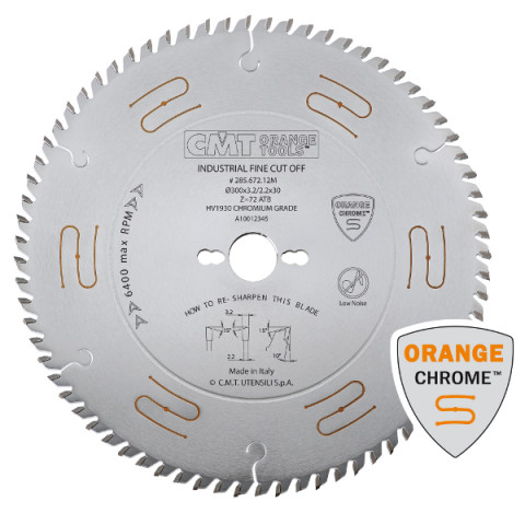 Lame circulaire en chrome   300x3.2/2.2x30 z48 15° atb 285.648.12m