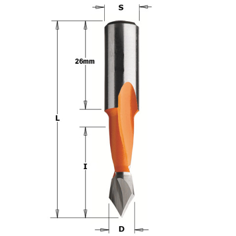 Hm-m. a tourillons d=10x27 z=2 s=10x25 dr. 313.100.11