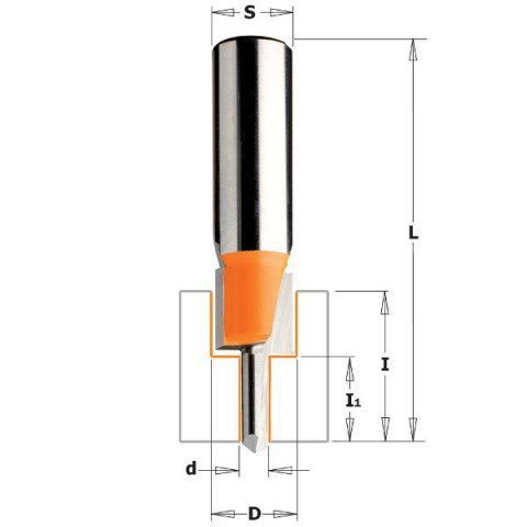 Fraise pour logement pour bis a tête plate  s=12,7  d=4,36x13,89/12,7 813.601.11