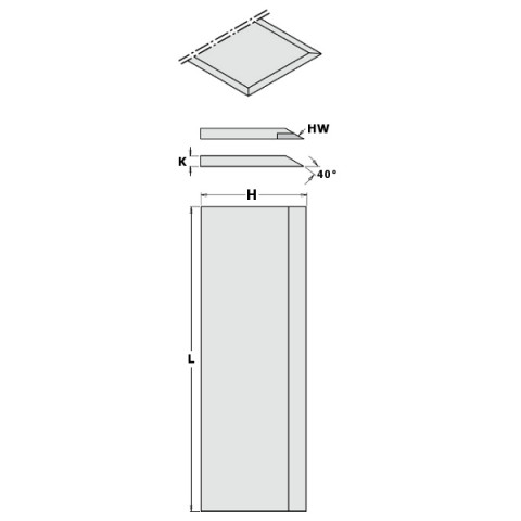 JEU DE 2 COUTEAUX POUR RABOTEUSES PORTABLES SP  430X30X3 792.431.30