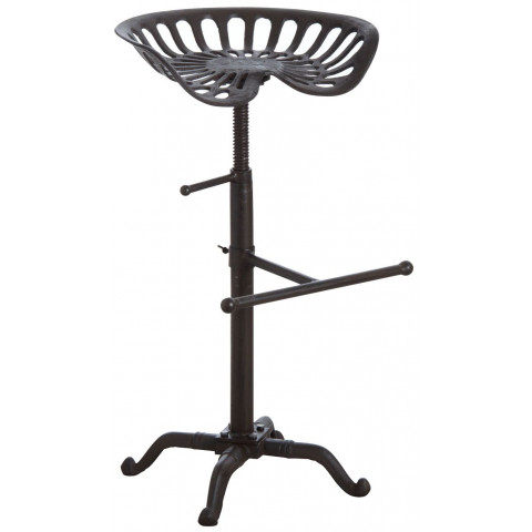 Tabouret haut en fonte