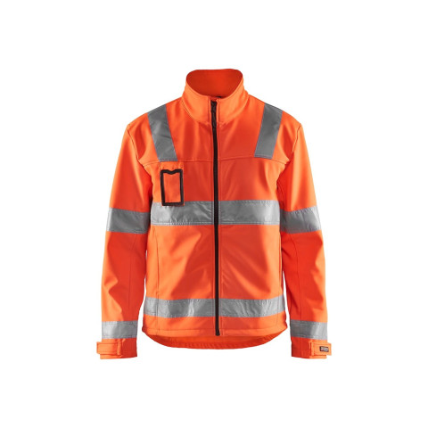Veste softshell blaklader classe 3 haute visibilité 48382517 - Taille au choix