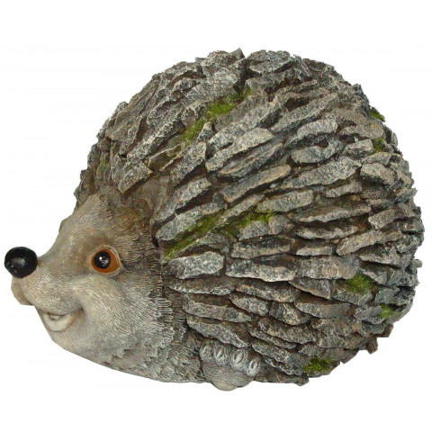 Hérisson souriant en résine 22 cm