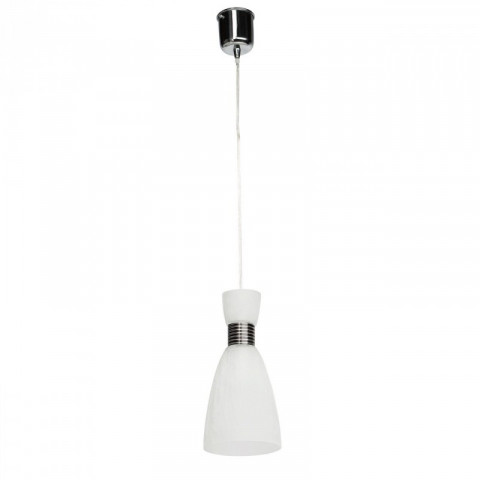 Suspension chromée megapolis 1 ampoule 74 cm