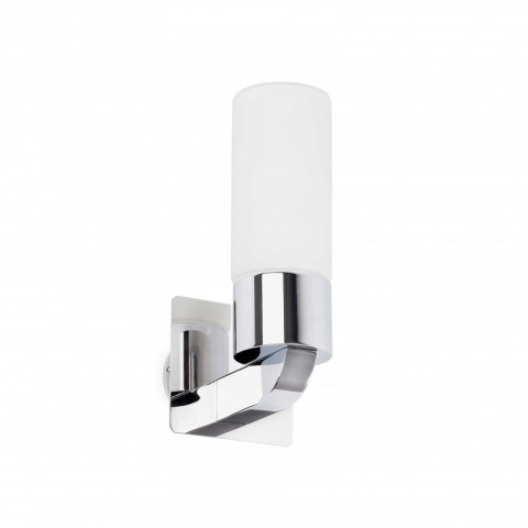 Applique salle de bains chrome laos 1 ampoule