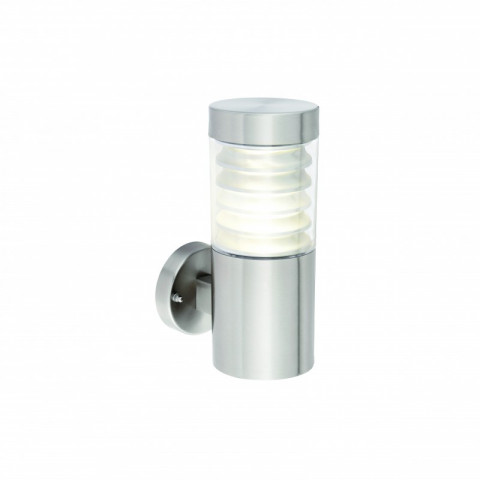 Applique equinox led, acier inoxydable et polycarbonate