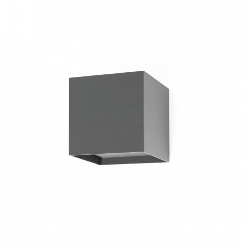 Aplique murale de jardin gris foncé olan