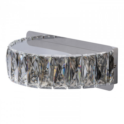 Applique murale chromée crystal   10 cm