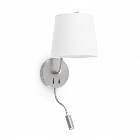 applique murale nickel satiné berni 1 ampoule
