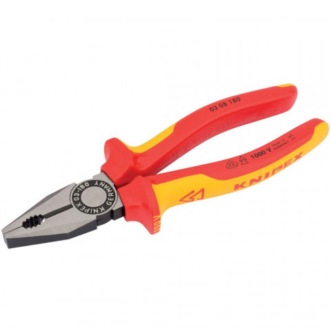 Knipex pinces mixtes isolées vde 180 mm 31918