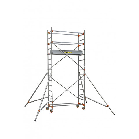 Echafaudage roulant aluminium base standard 2.8 m, cent504703