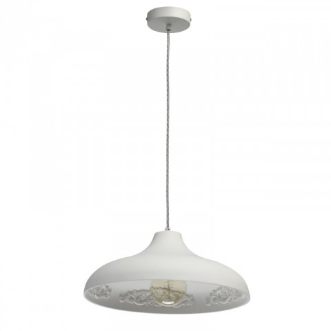 Suspension blanche megapolis 1 ampoule 120 cm