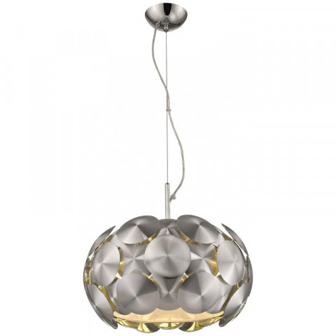 Suspension chrome chester 5 lumières