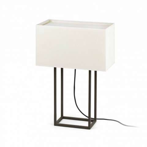 Lampe de table marron vesper 2 ampoules