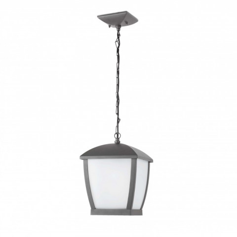 Suspension de jardin grise wilma 1 ampoule