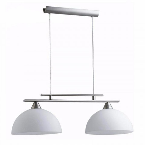 Lustre contemporain 2 ampoules