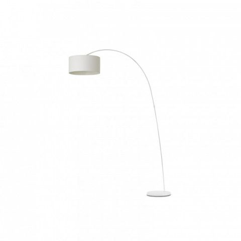 Lampadaire blanc papua 1 ampoule