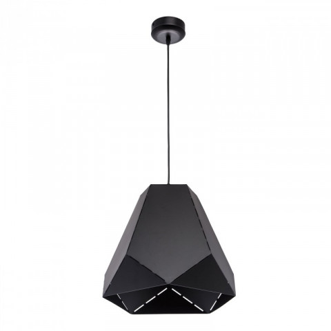Suspension noire loft 1 ampoule 170 cm