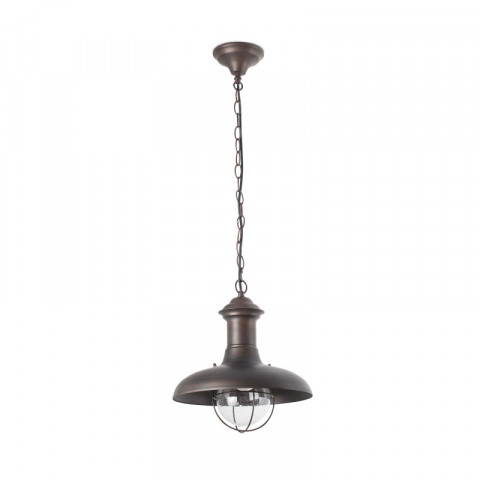 Suspension de jardin brun foncé estoril 1 ampoule