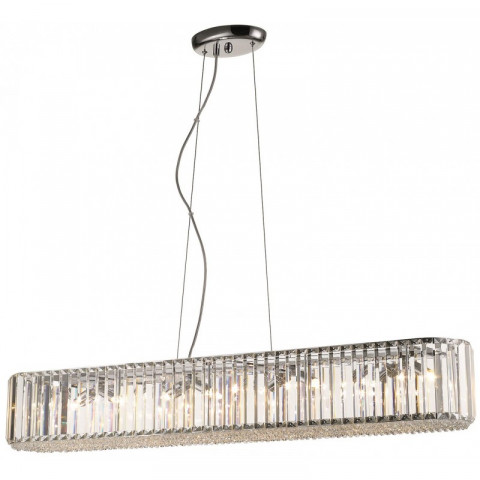 Suspension en cristal poole 8 lumières