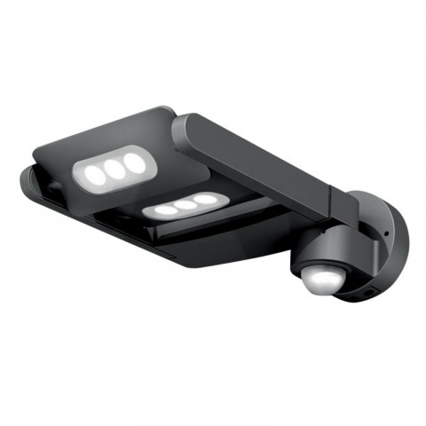 Applique ledspot avec détecteur, aluminium, 18w