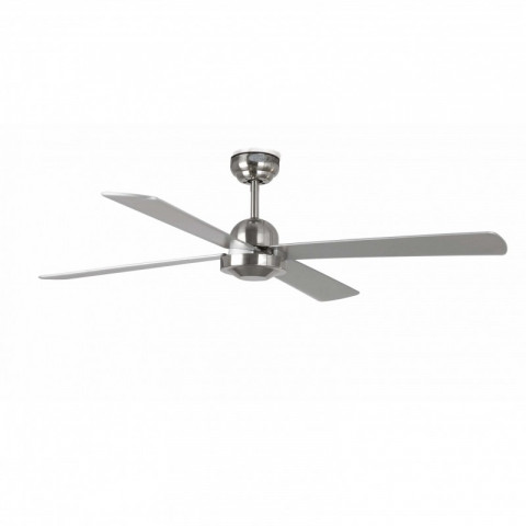 Ventilateur de plafond nickel mat ibiza