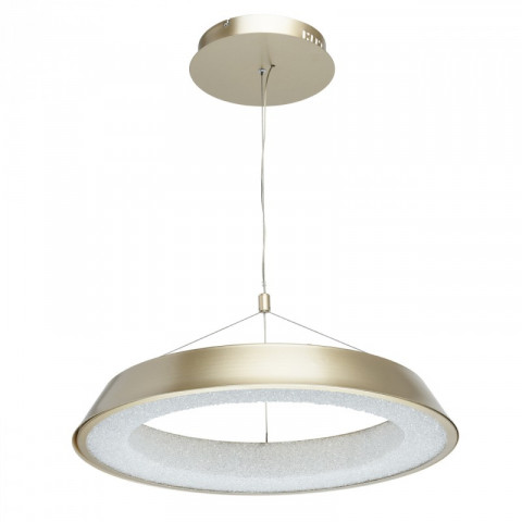 Suspension dorée techno   132 cm