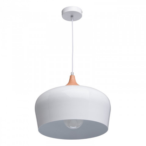 Suspension blanche megapolis 1 ampoule 190 cm
