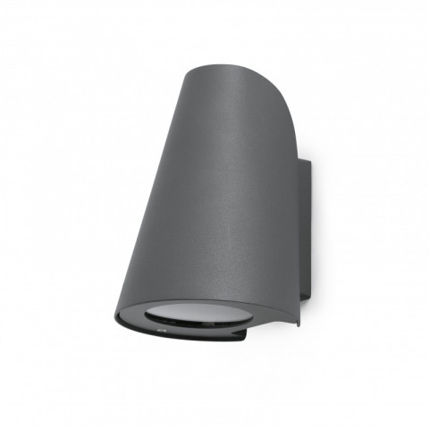 Aplique murale de jardin gris fonce tinia 1 ampoule