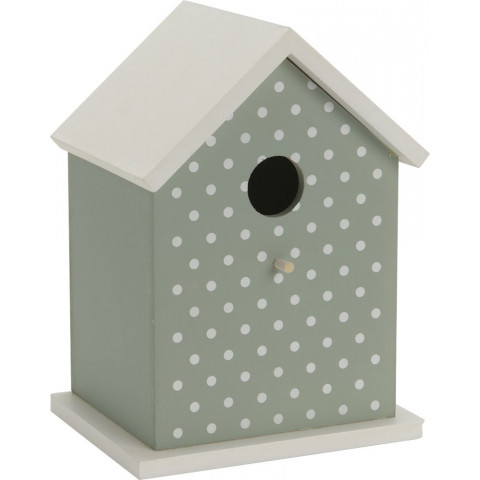 Nichoir déco à pois pour oiseaux