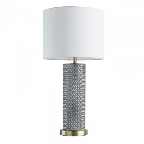 Lampe de table grise neoclassic 1 ampoule 69 cm