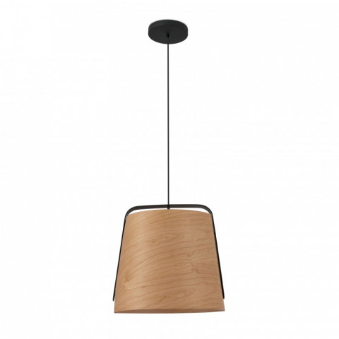 Suspension bois noir stood 1 ampoule