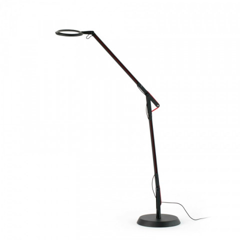 Lampadaire noir halo