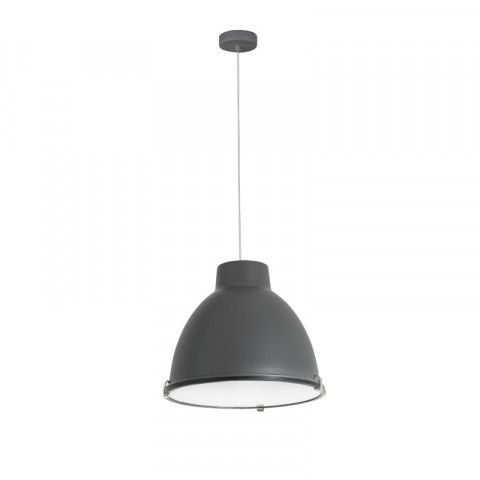 Suspension gris foncé charlotte 1 ampoule