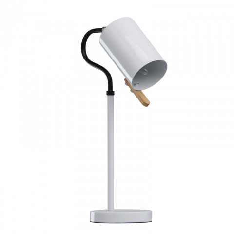 Lampe de table blanche megapolis 1 ampoule 50 cm