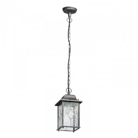 Plafonnier d'extérieur noir street 1 ampoule 92 cm