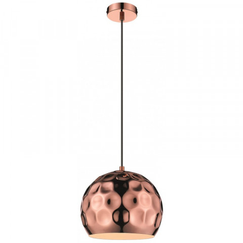 Suspension cuivre devon l25 1 lumières
