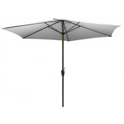 Parasol en aluminium 350 cm avec manivelle hug