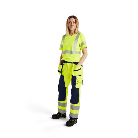 Pantalon artisan haute-visibilité avec poches flottantes femme 71561811 - Couleur et taille au choix