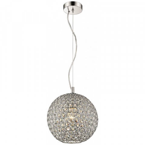 Suspension chrome colchester l25 1 lumières